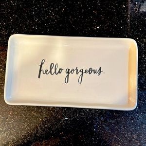 Rae Dunn HELLO GORGEOUS Tray